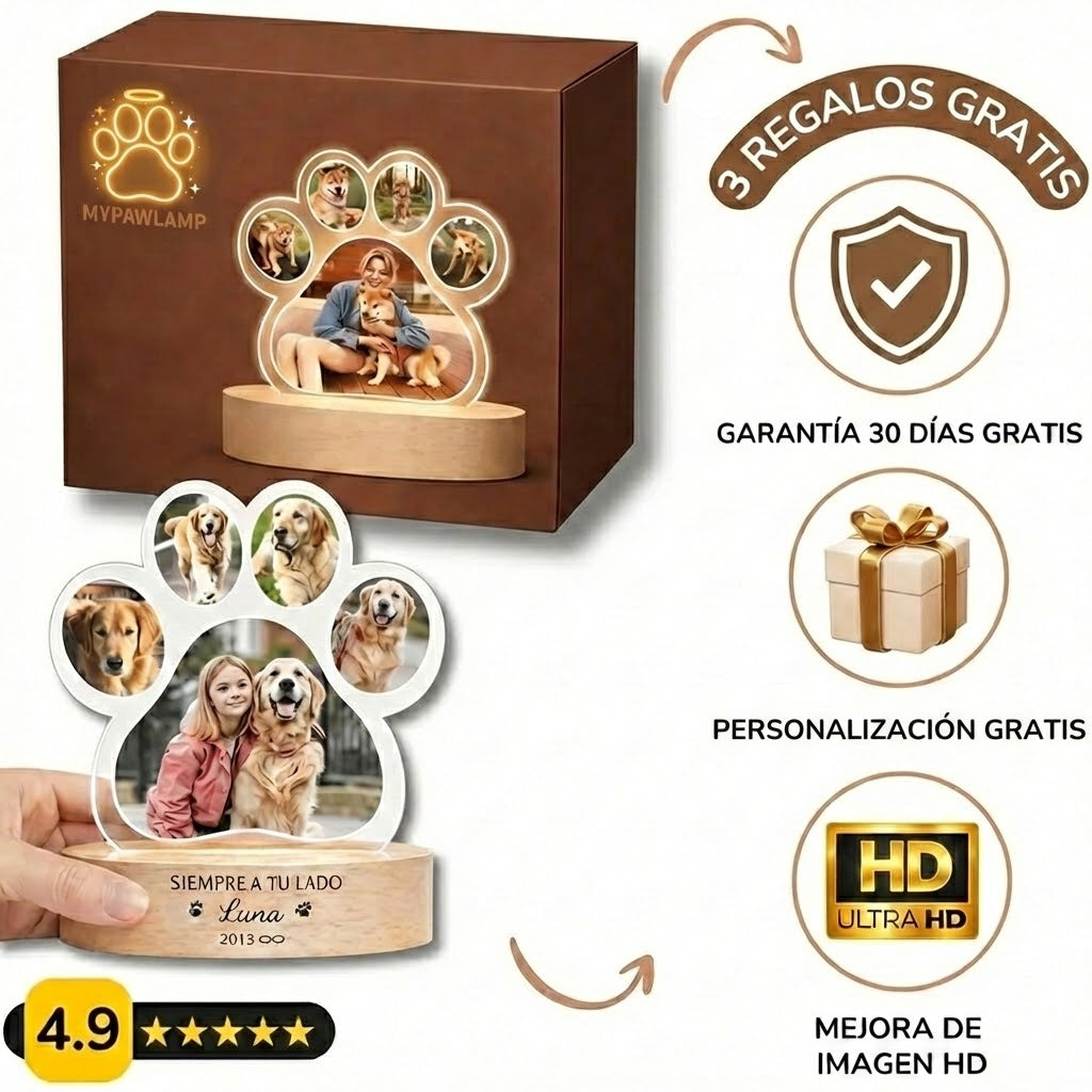 MyPawLamp™ - Lámpara de Huella Personalizada